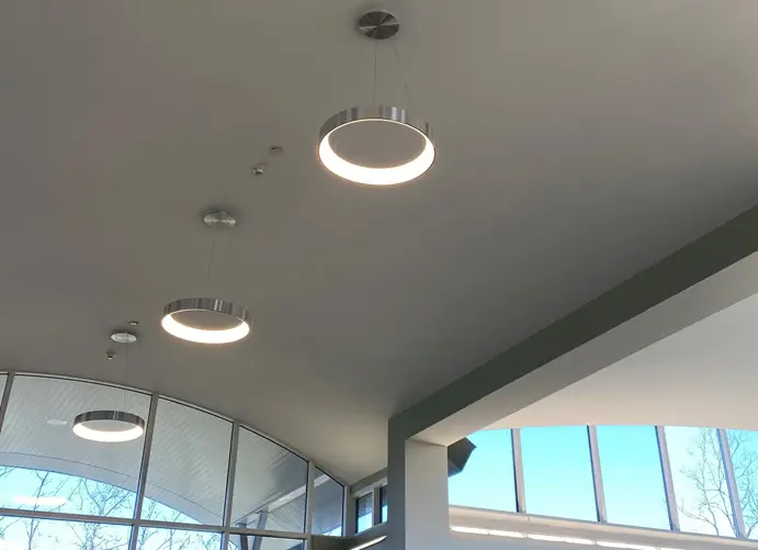 Commercial Lighting Install by DeLeonardis Electric